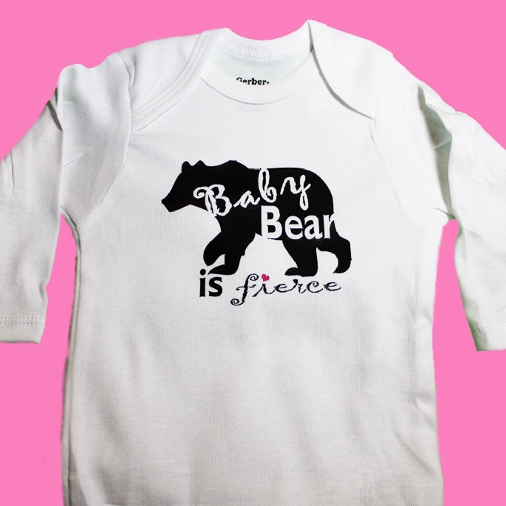 Baby Bear is Fierce onesie!